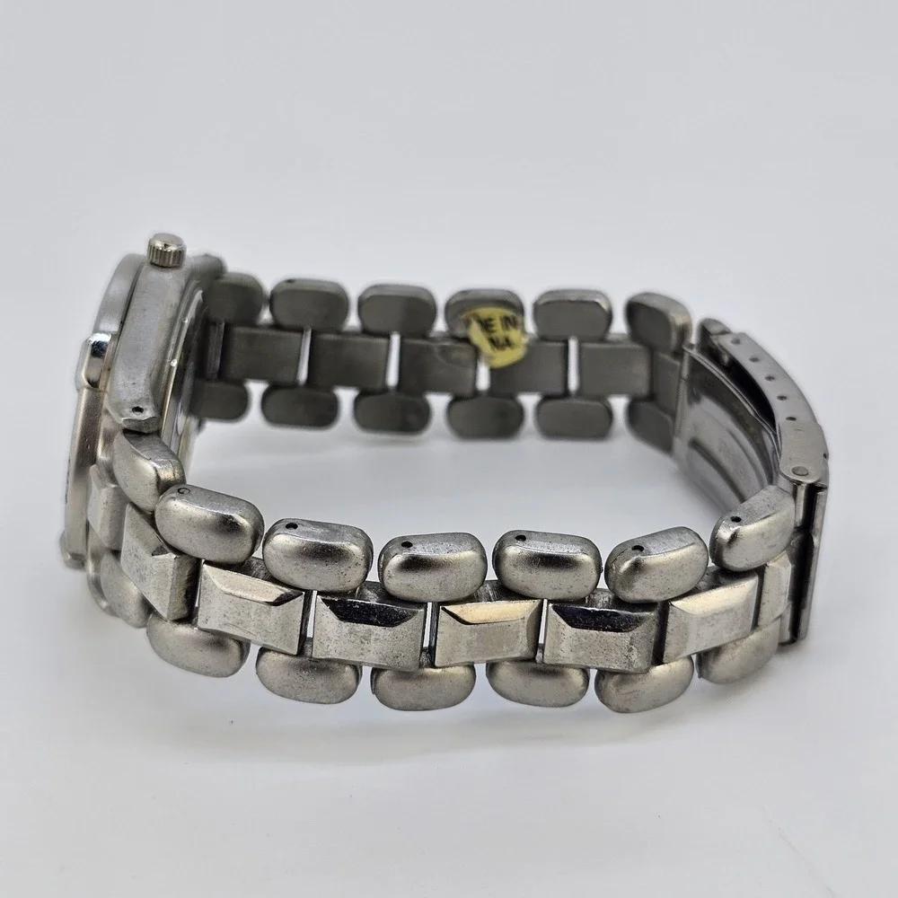 Calvin Hill Men's Watch 38MM Red Dial Gray Bracelet Band‎ 7.5